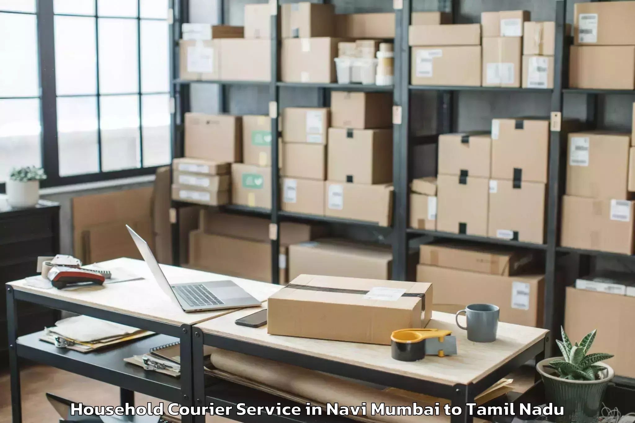 Discover Navi Mumbai to Memalur Household Courier